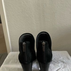 Black suede boots, worn only 2 times